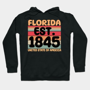 Vintage Florida 1845 Hoodie